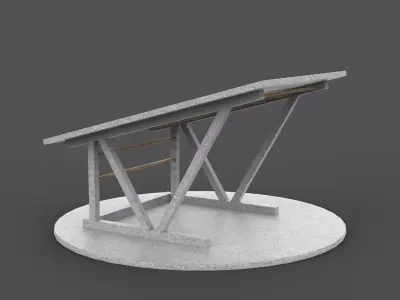 Carport Car Metall 3D model purchase