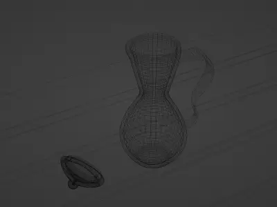 A rusted vase 3D model