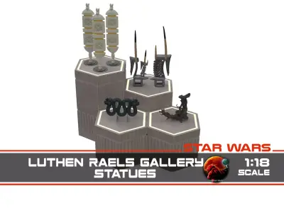 Luthen Raels gallery - Statues 1-18 scale Hasbro Kenner 3D print model
