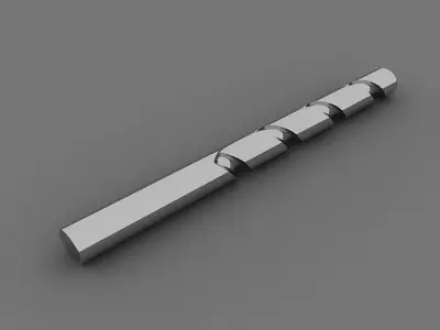 Twist Drill 3D model