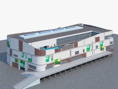 Shopping Mall 3D model purchase