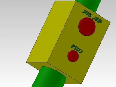 Laser Lance Dzida Laserowa Free 3D model