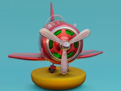 aircraft toy airplane 3D model