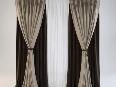 Curtains part 2 3D Model Pack purchase