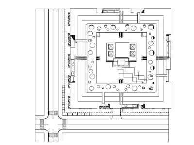 Hotel building 3D model
