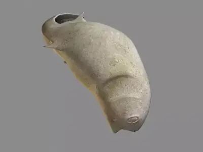 Stone Fish Free Free low-poly 3D model