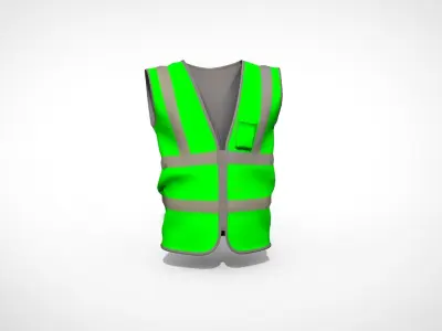 Worker Vest 3D model