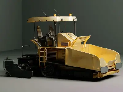 3D Realistic Asphalt Paver Truck by Terlan125 3D model