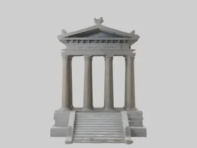 Historical Monument M 1 Low-poly 3D model