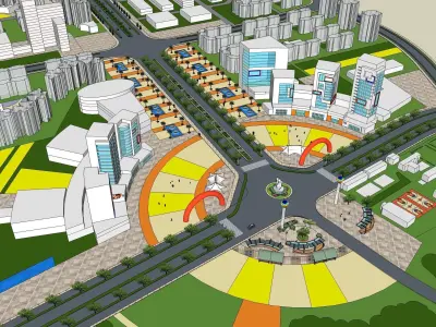 Sketchup Landscape Park 191 3D model
