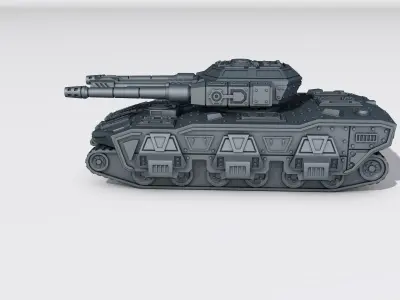 Battle tank V-4 -model for 3d printer 3D print model