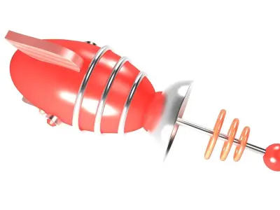 Retro Ray Gun 3D model