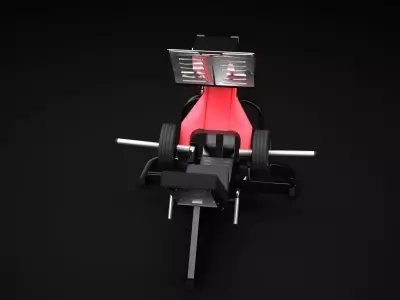 Leg Press 3D model