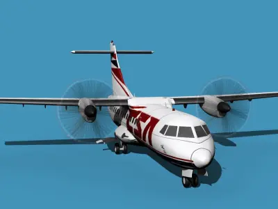 ATR-42-320 Czech Air 3D model