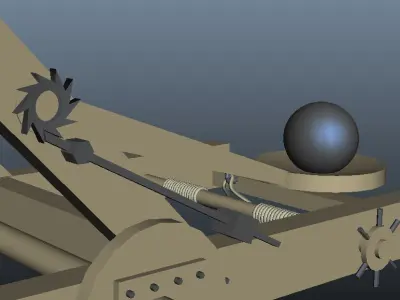 Catapult 3D model