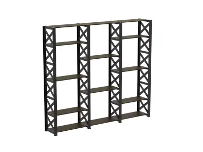 Industrial Eiffel Storage racks 3D model