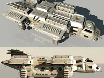 Heavy Dropship 3D model