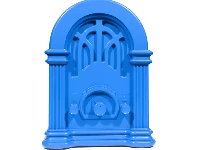 Old radio 3D print model