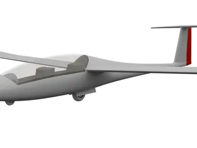 Schempp Hirth Arcus Glider 3D model