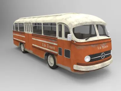 Old Bus 3D model purchase