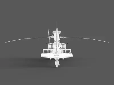Apach Helicopter 3D model