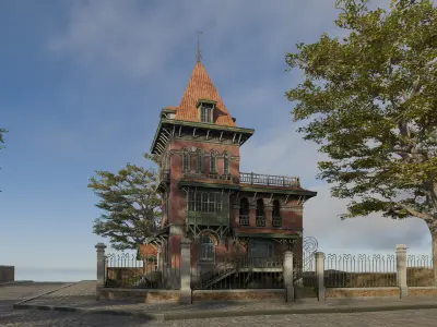 Old Manor 3D model