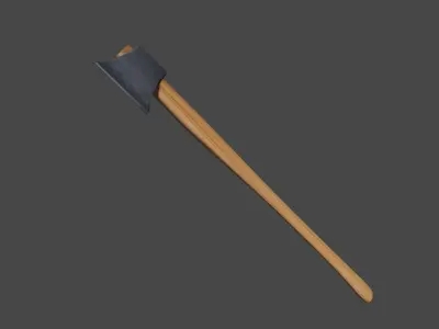 Simple Ax Low-poly 3D model