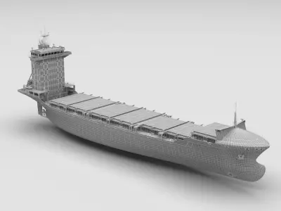  3 colors CARGO Feeder 3D Model Pack