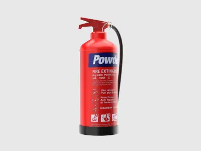Fire extinguisher  Low-poly 3D model order