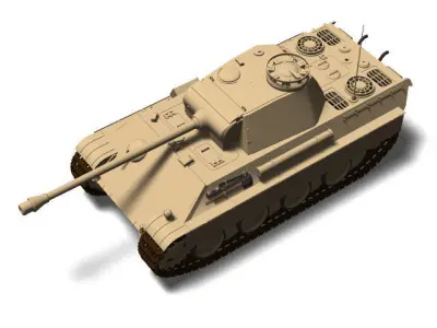 Panzerkampfwagen V Panther G 3D model