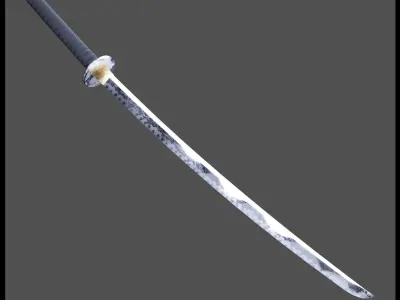 Megumu Katana Low-poly 3D model