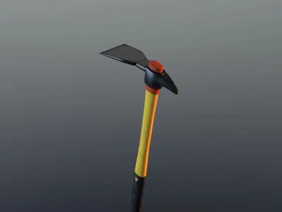 Hoe - Modern Low-poly 3D model