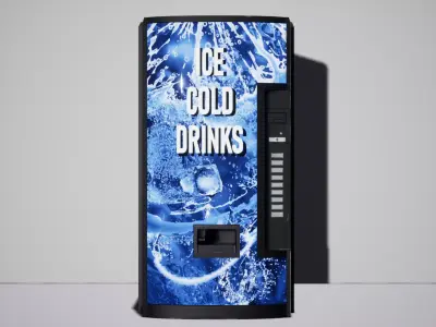 Vending Machine 3D model shop