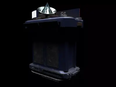 Guns vending machine concept 3D model