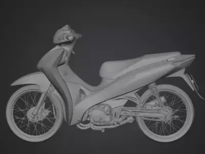 Thai Street motorcycle racer 3D print model