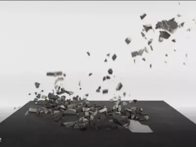 Bomb Crack Ground Line Free low-poly 3D model