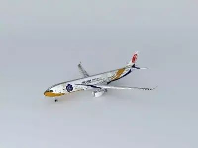 Airbus A330-300 Air China  Free 3D model