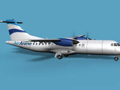 ATR  ATR-42-500 Aer Arran 3D model