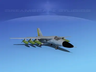General Dynamics FB-111 Aardvark V04 3D model