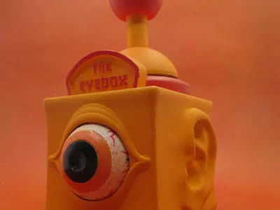 3D Printable Moving Eye Box - No electronics Required 3D print model