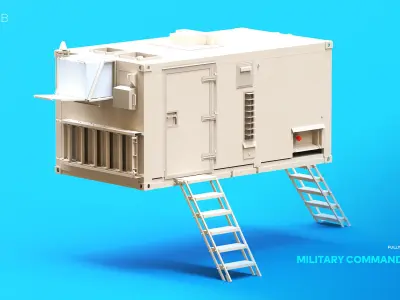 Military Command Unit X2 3D model