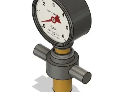 Hydraulic Manometer  3D model