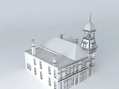 Stn 5 St Paul Minnesota Former Fire Station 5 built in1882  w... Free 3D model