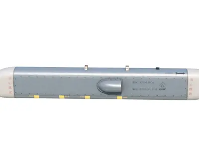 KG600 KRKL700A Airborne Electronic Countermeasures Pod ECM Low-poly 3D model