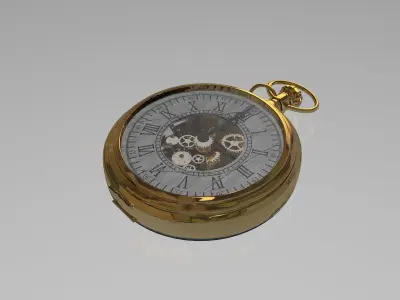 Pocket Watch 3D model