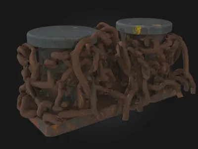 Anchored Bonds  Symbolic Sculpture Model for Emotional  3D model