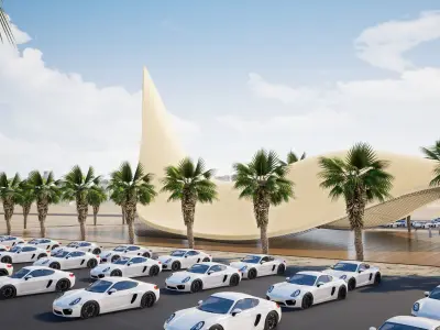 Masjith competition concept model 3D model