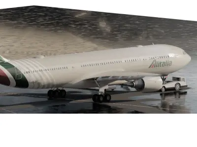  AIRBUS A330-200 2015 3D model