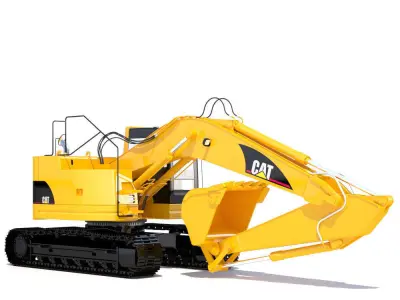 Compact Excavator Cat 321 3D model