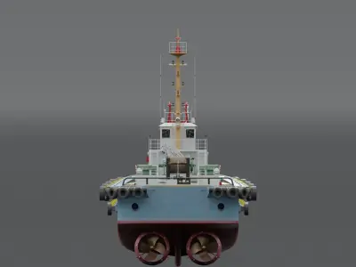 Tugboat 3D model
